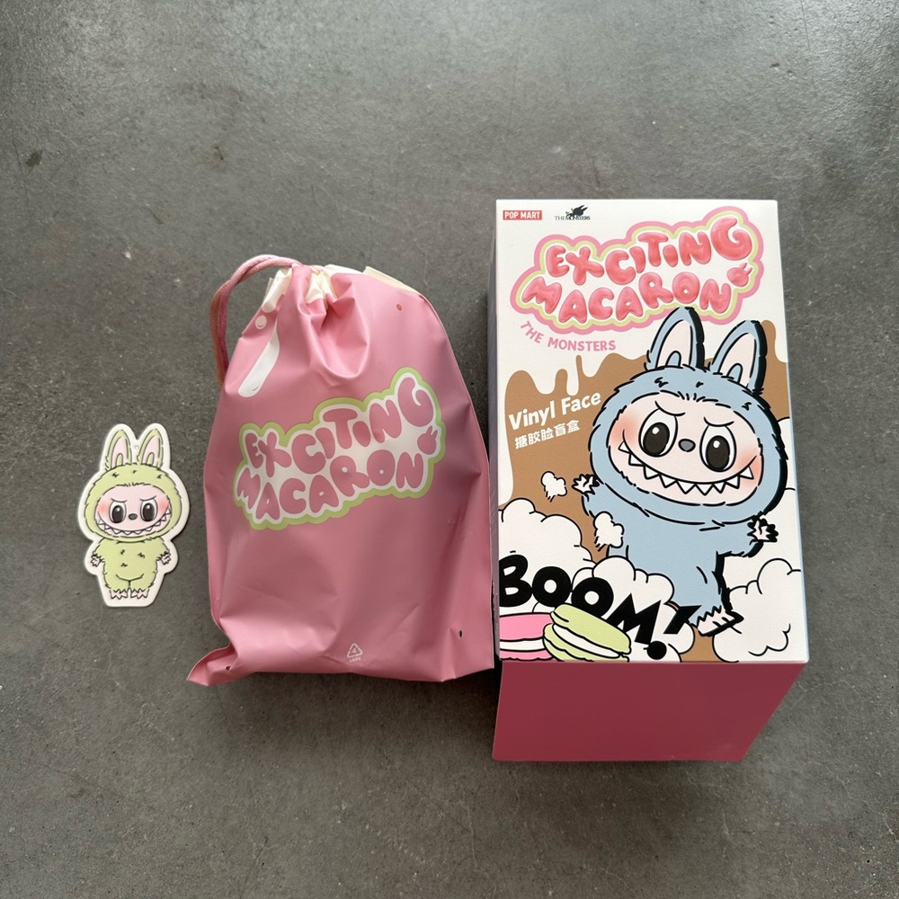 Exciting Macaron - Labubu Pendant